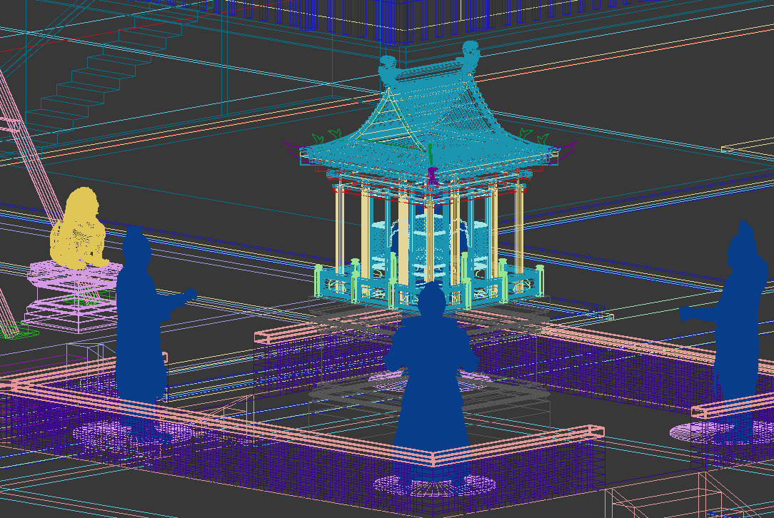 Ancient Chinese architecture 3D model_15