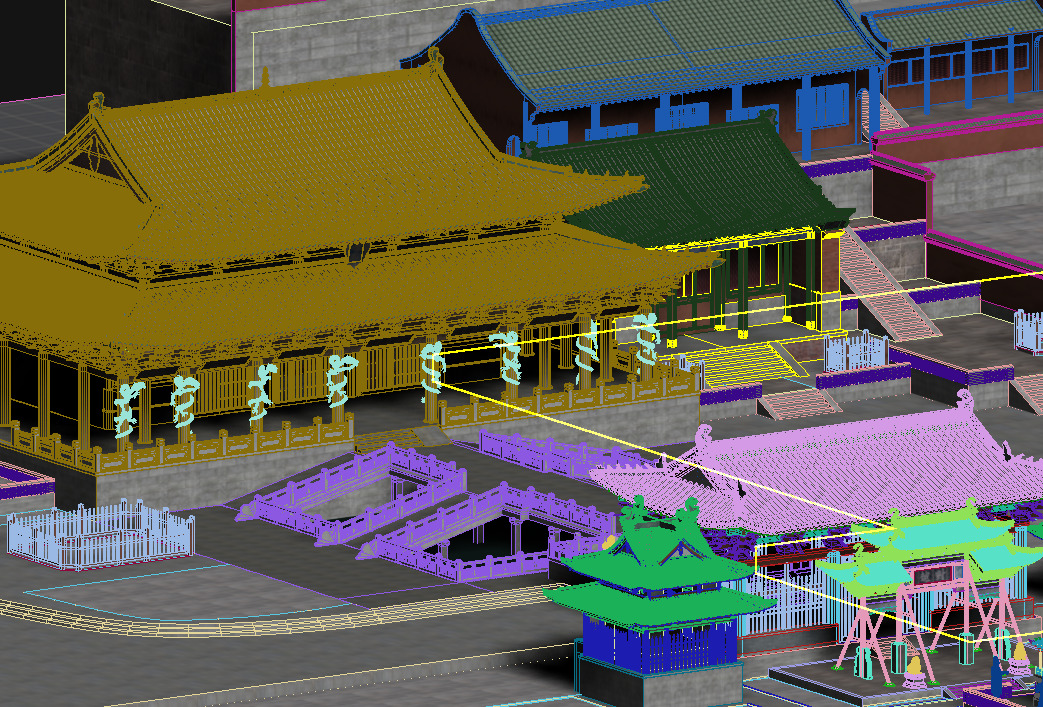 Ancient Chinese architecture 3D model_16