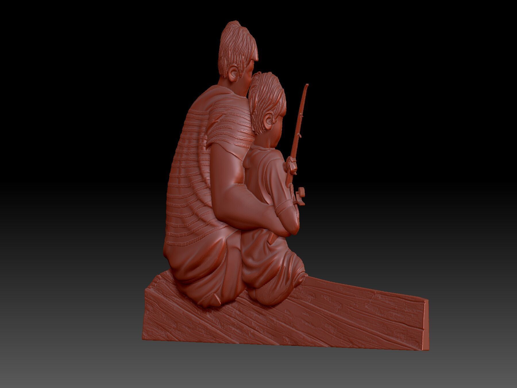 Fishing 3D print model_3