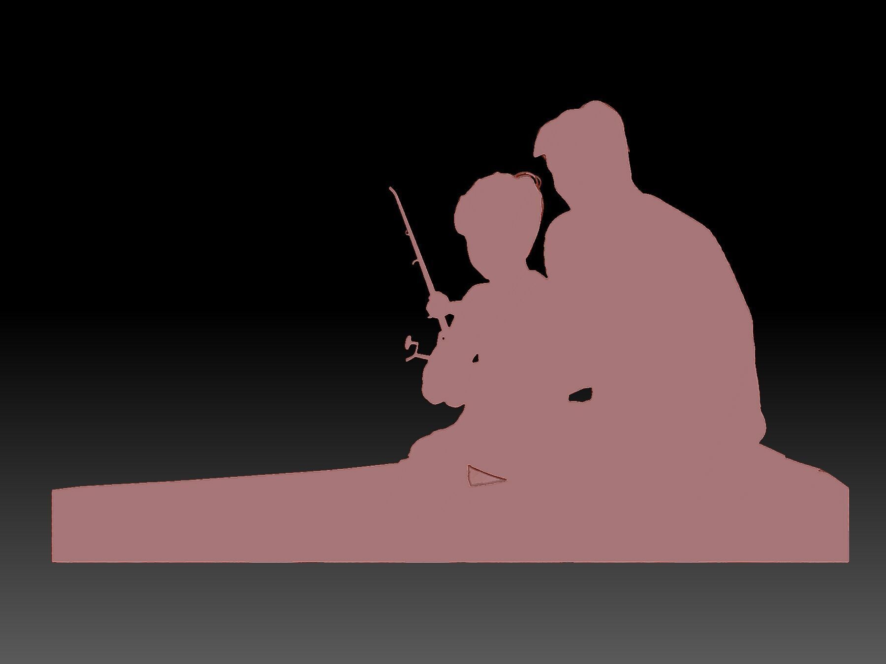 Fishing 3D print model_2