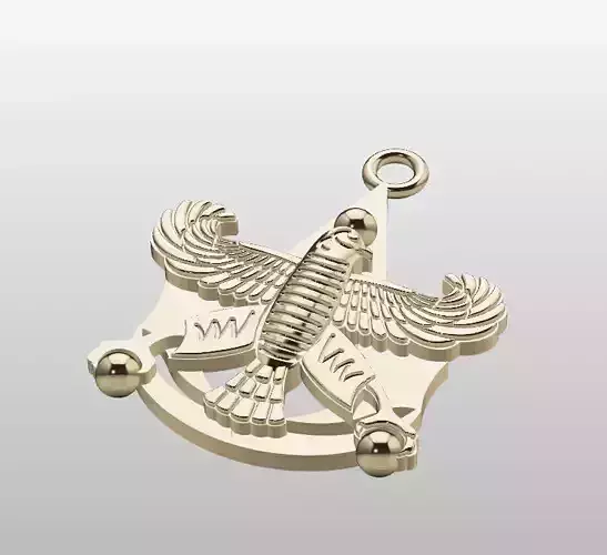 Cyrus the Great Achaemenid Persian Flag  Pendant