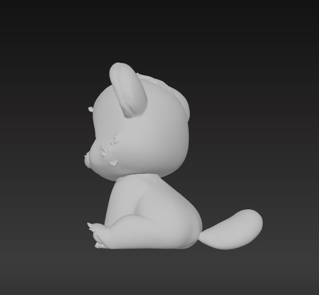 Adorable Panda Trio Cute 3D Printable Figurine Set 3D print model_8