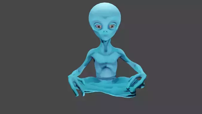 Sitting Alien 