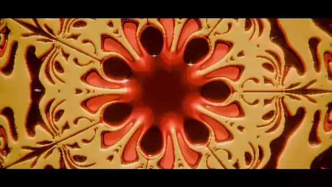 Colorful Abstract Spheres Pattern