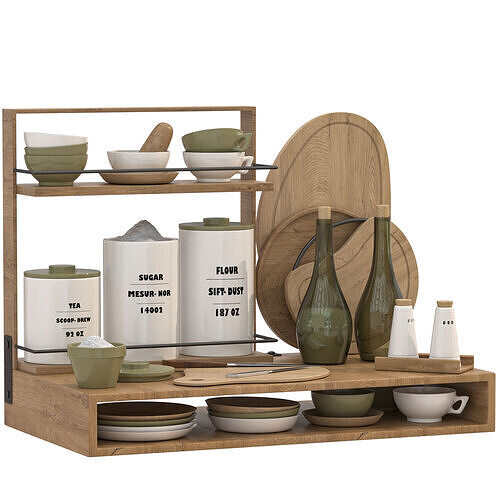 Kitchen Accessory 01 3D model 4