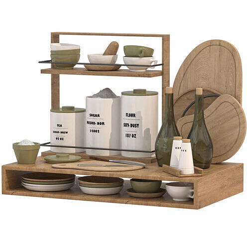 Kitchen Accessory 01 3D model 3