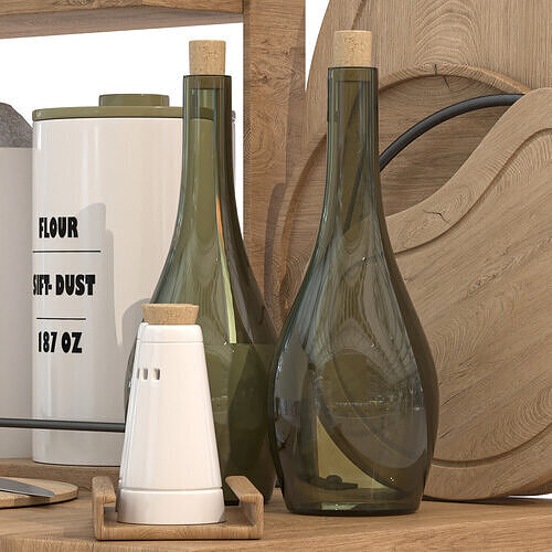 Kitchen Accessory 01 3D model 5