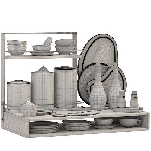 Kitchen Accessory 01 3D model 6