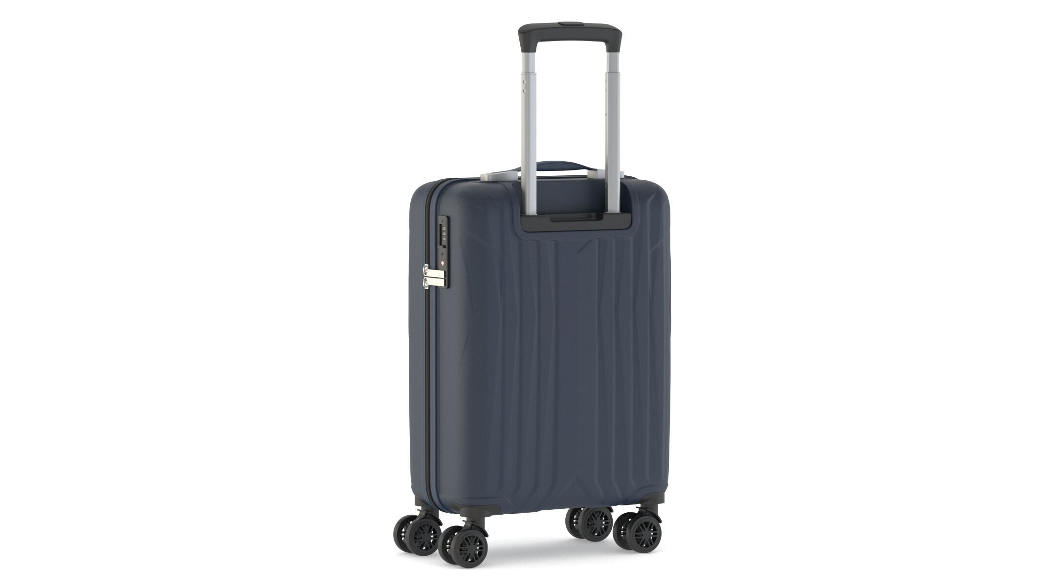 Rolling Travel Suitcase 2 3D model_4