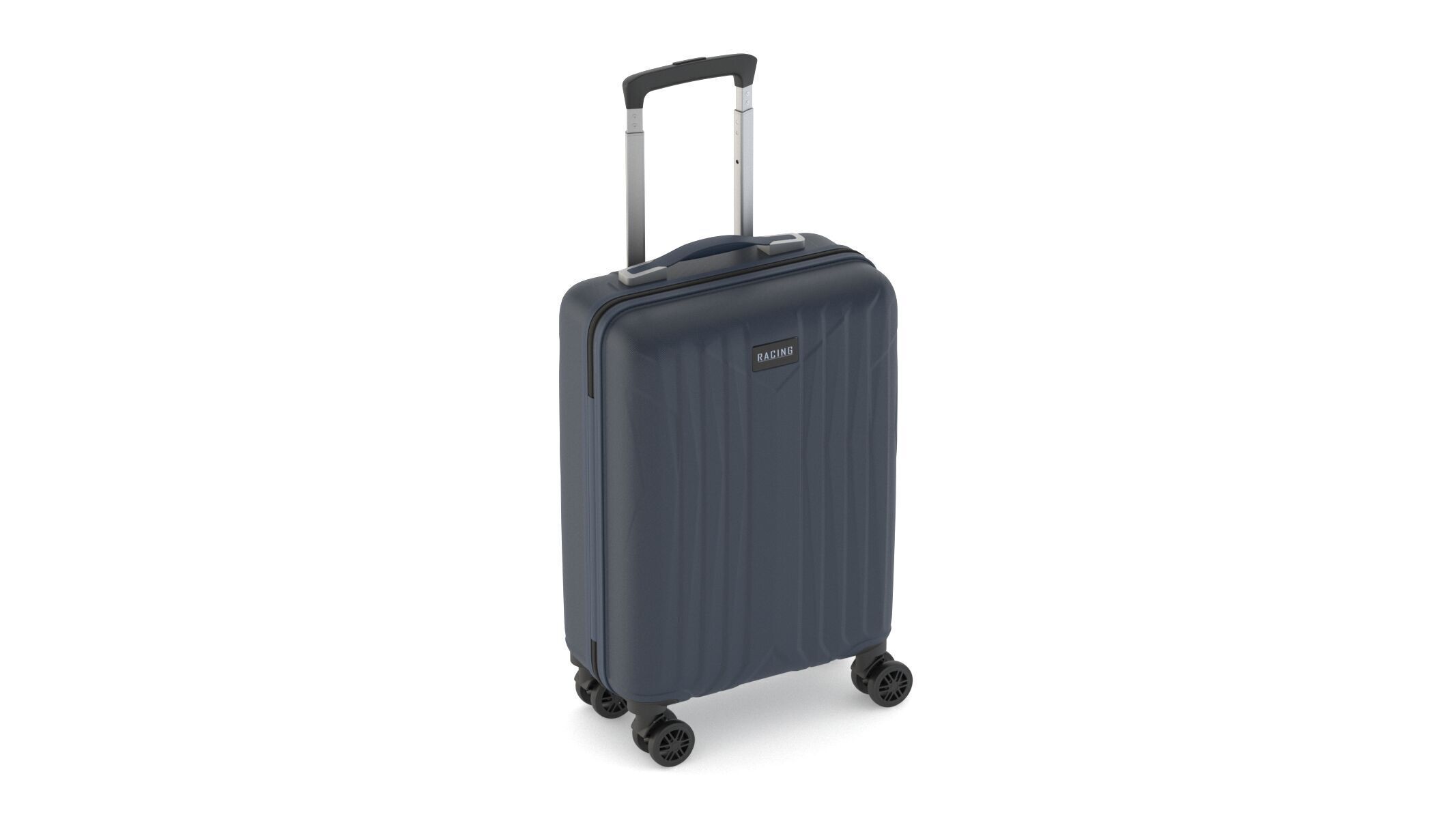 Rolling Travel Suitcase 2 3D model_0