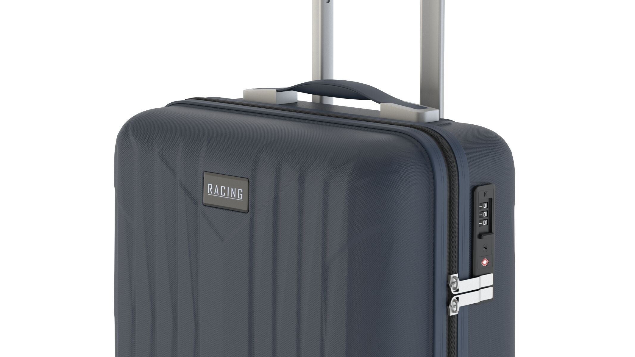 Rolling Travel Suitcase 2 3D model_8