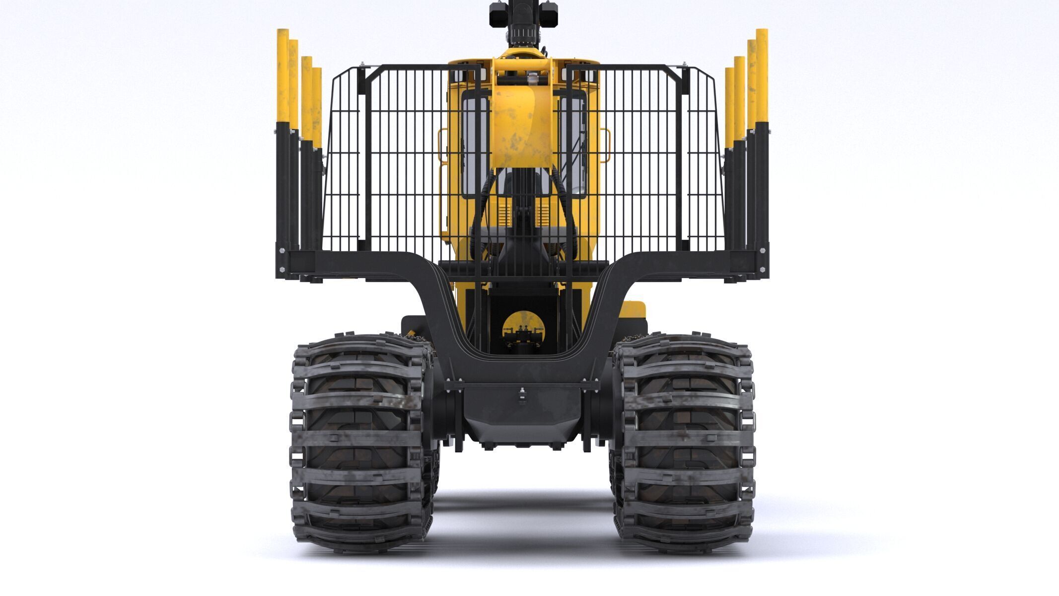 Sampo-Rosenlew FR68 Forwarder 3D model_15