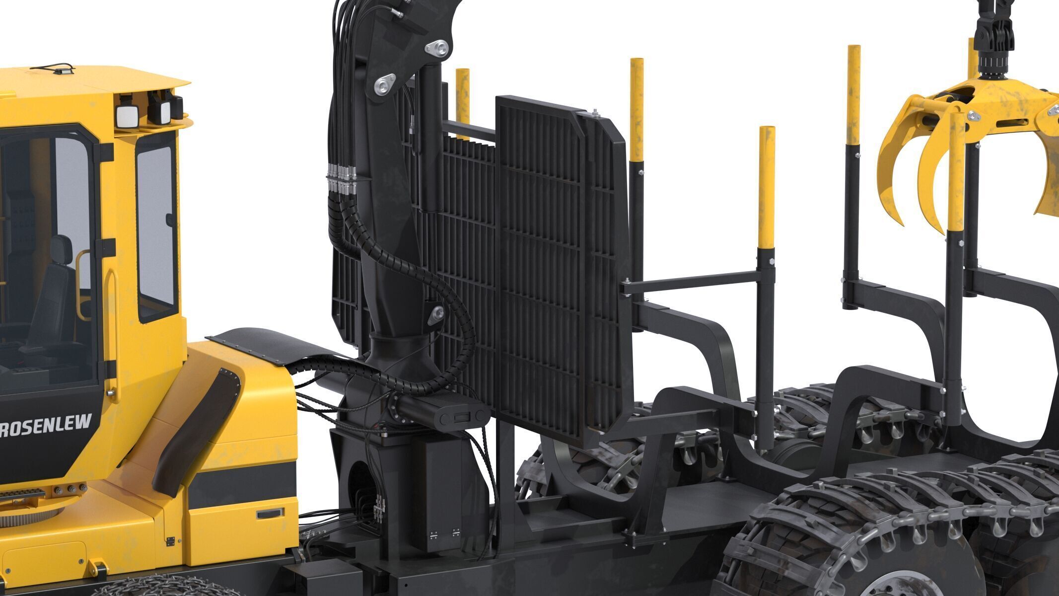 Sampo-Rosenlew FR68 Forwarder 3D model_25