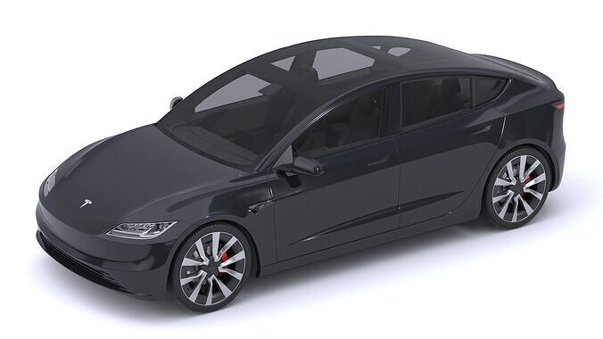 2024 Tesla Model 3 3D model