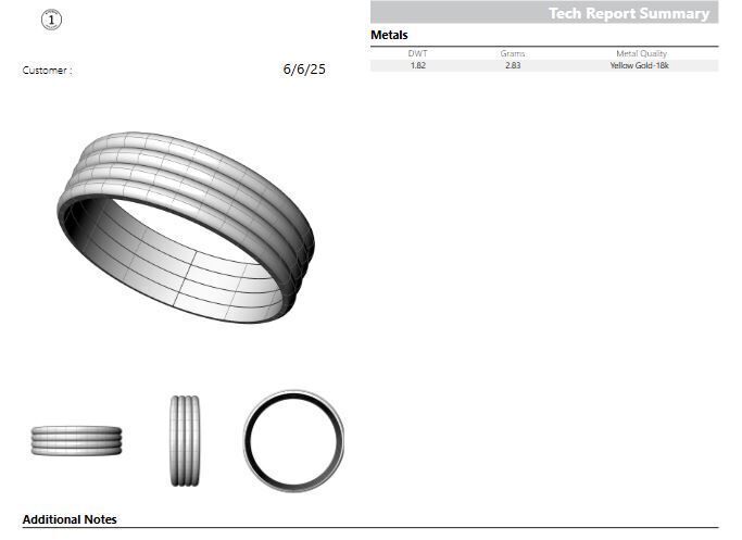 ring band 3D print model_3