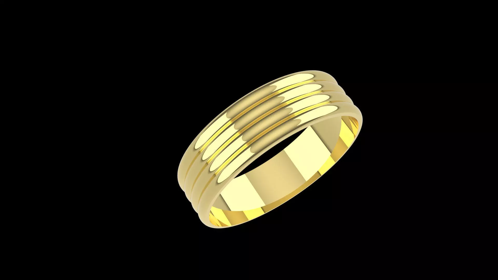 ring band 3D print model_0