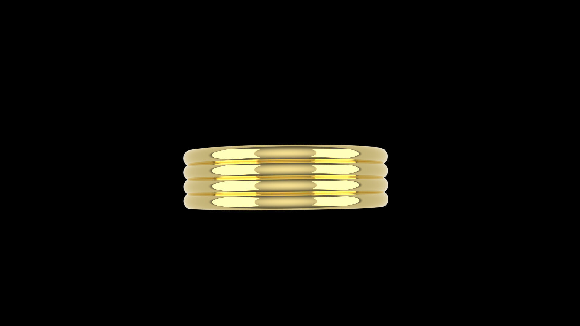 ring band 3D print model_1