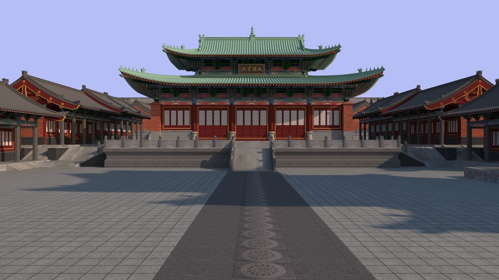Ancient Chinese architecture 3D model_8