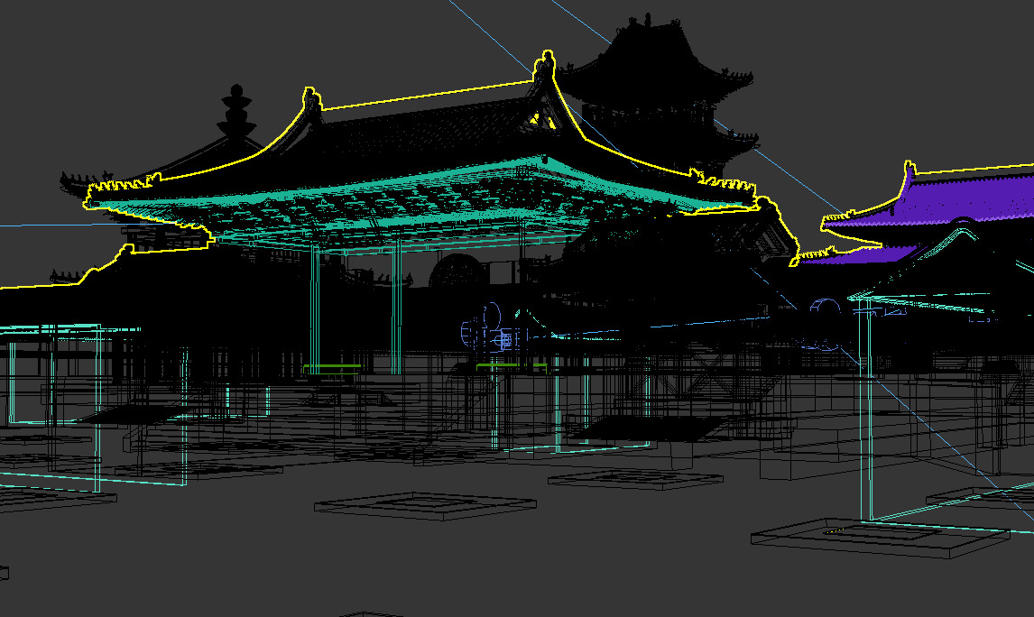 Ancient Chinese architecture 3D model_13