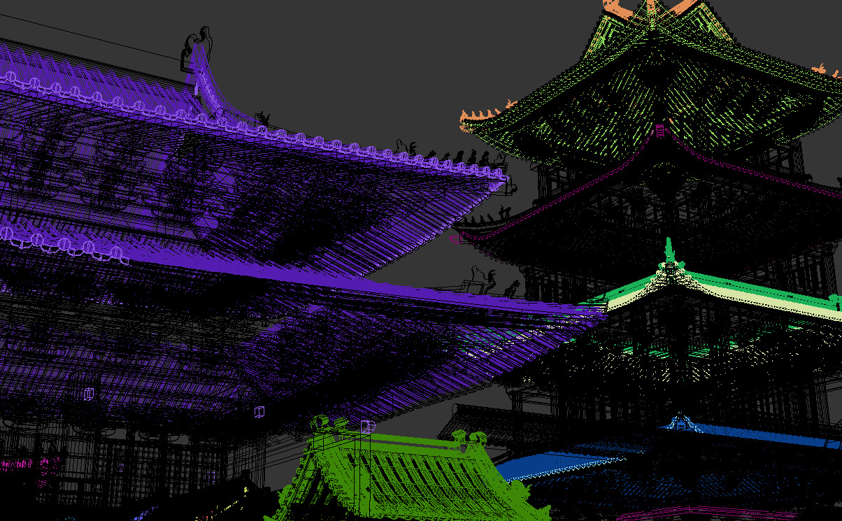 Ancient Chinese architecture 3D model_16