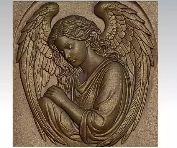1 Angel CNC Relief Model 3D print model