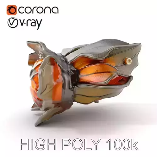 Futuristic Lantern Model Pack for Versatile Rendering