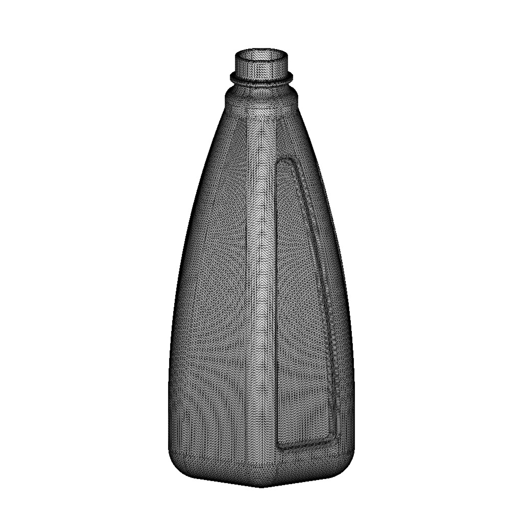 Exquisite Detergent Bottle 3D print model_4