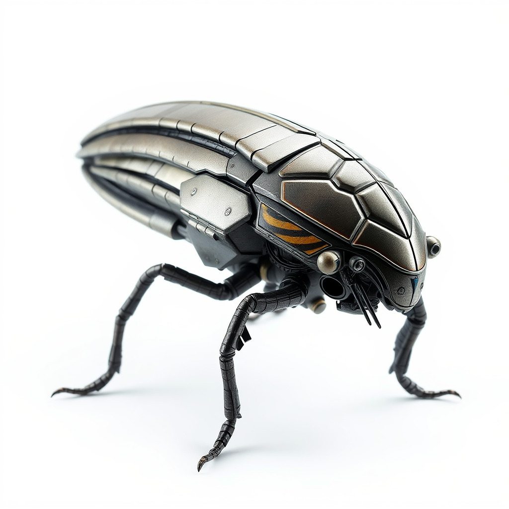Cybernetic Insect Model Pack Low-poly 3D model_2