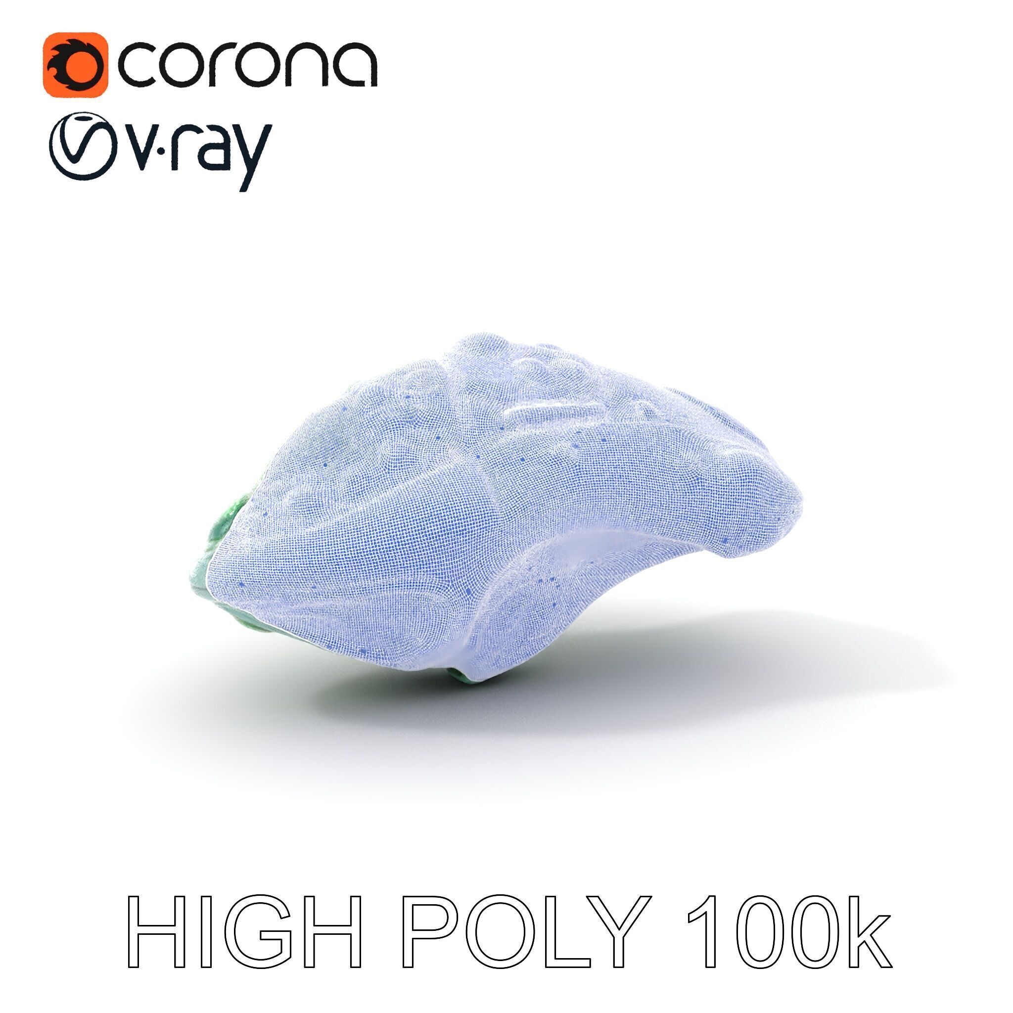 Futuristic Biomechanical Device Model Pack Low-poly 3D model_4