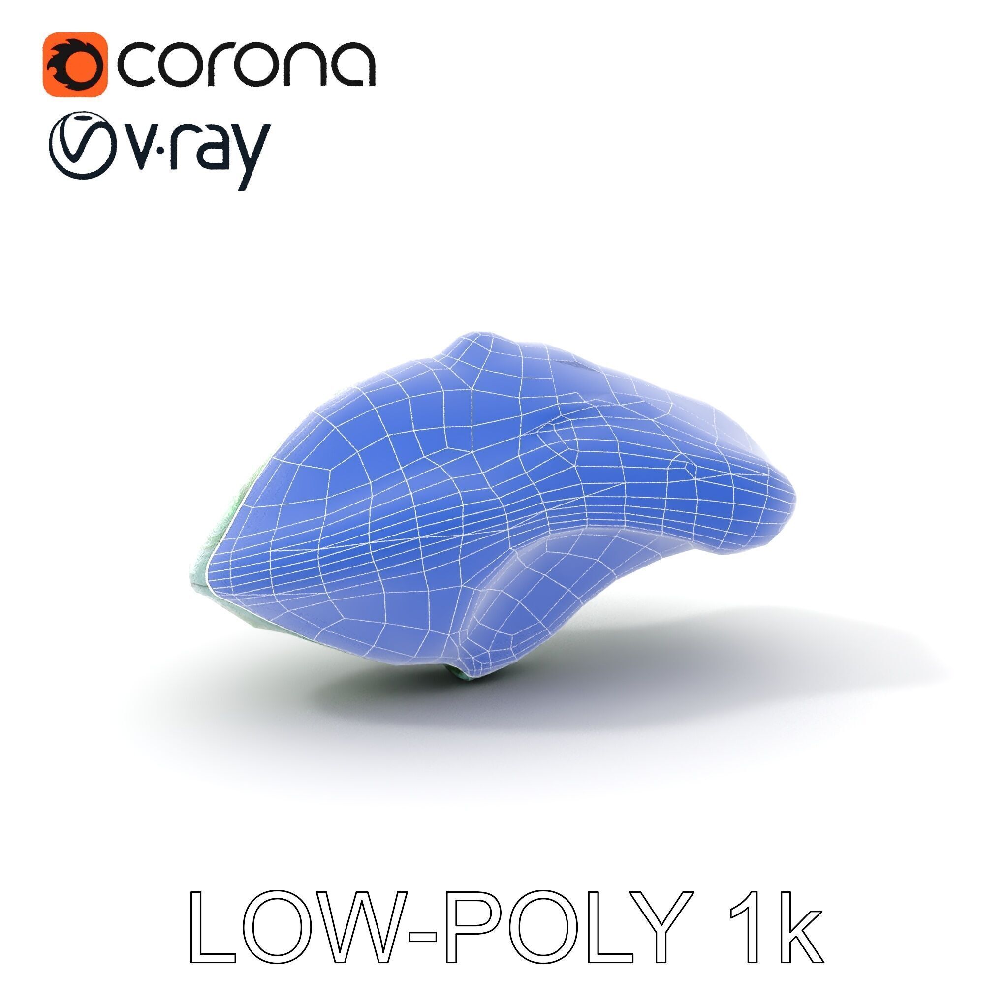 Futuristic Biomechanical Device Model Pack Low-poly 3D model_26