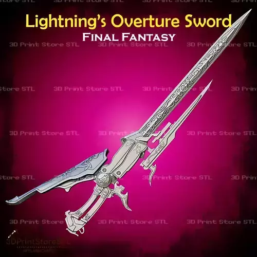 Overture Sword Cosplay Final Fantasy - STL File