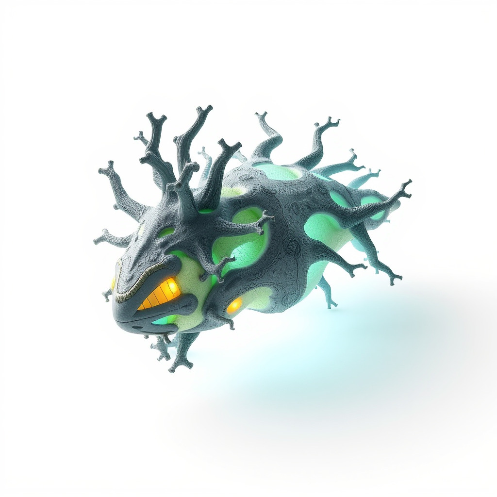 Fantastical Alien Creature Model Pack Low-poly 3D model_2