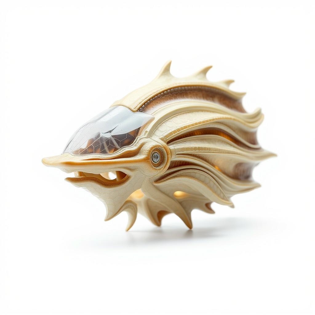 Futuristic Nautical Vessel Model Pack Low-poly 3D model_2