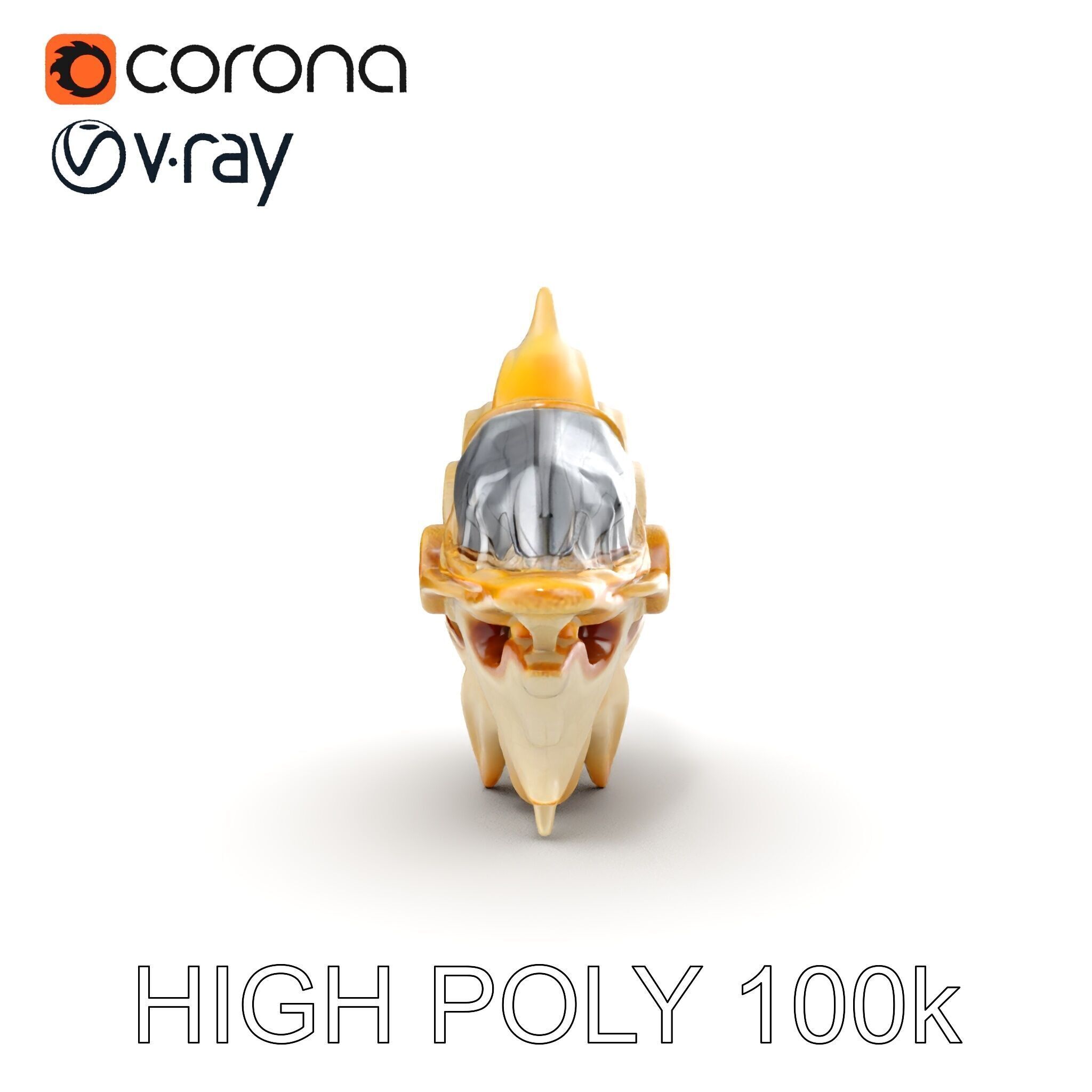 Futuristic Nautical Vessel Model Pack Low-poly 3D model_10