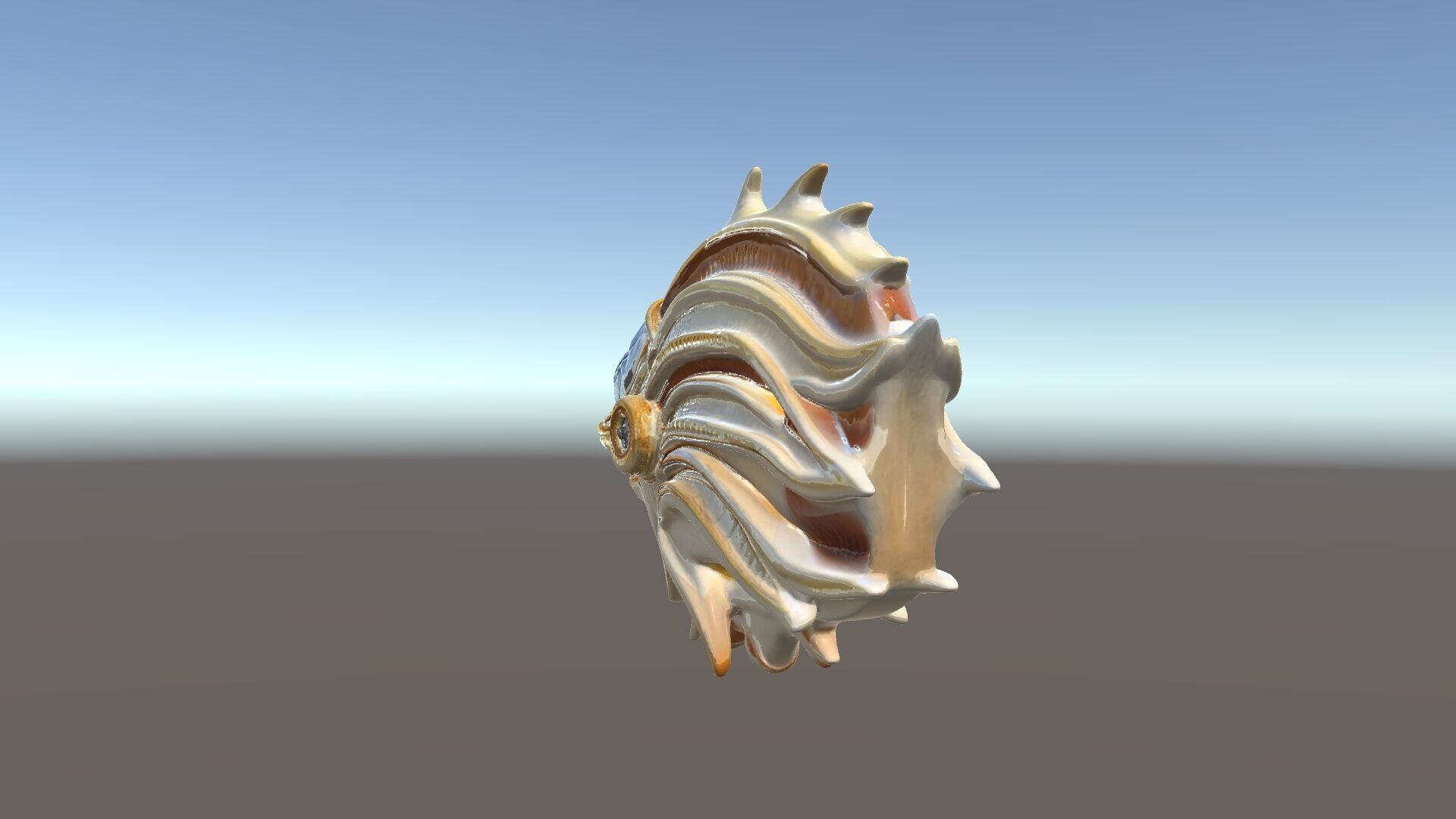 Futuristic Nautical Vessel Model Pack Low-poly 3D model_5