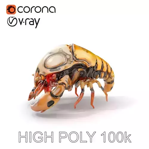 Futuristic Robotic Insect Model Pack