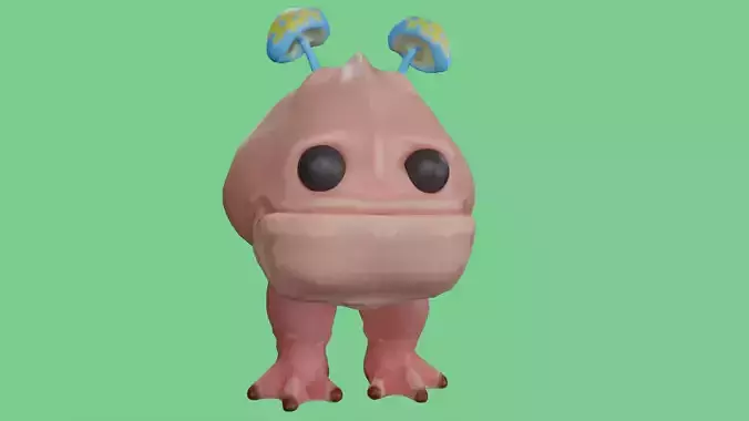 Stylized Fantasy Creature 05 Game Ready 