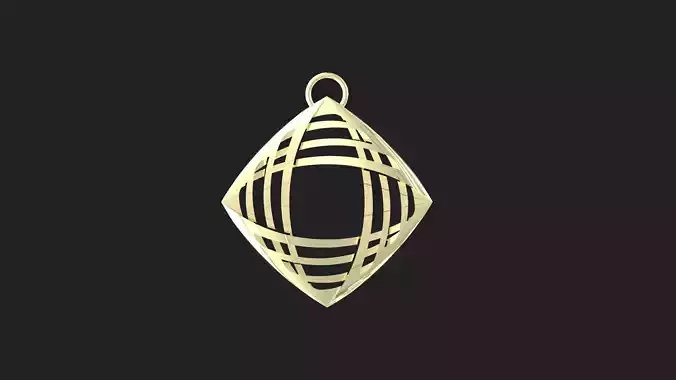 rhombus pendant