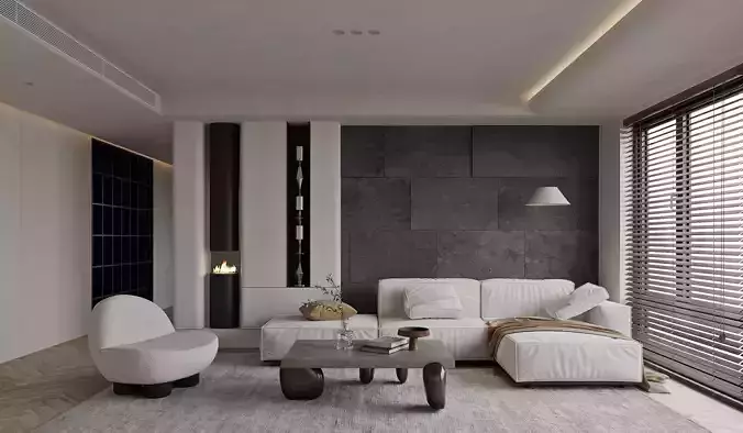 modern living room interior scenes 173