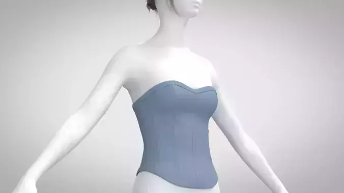 Corset 3D model
