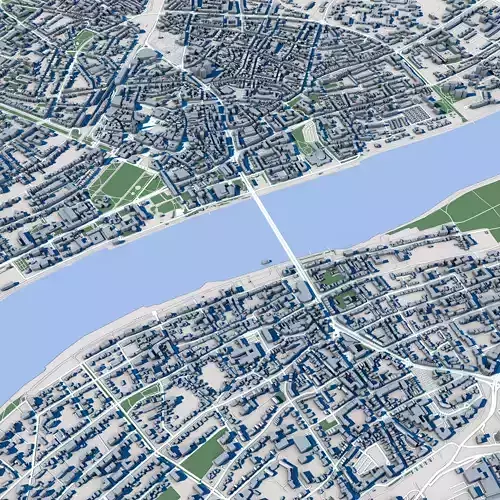 Bonn City Germany 3D model