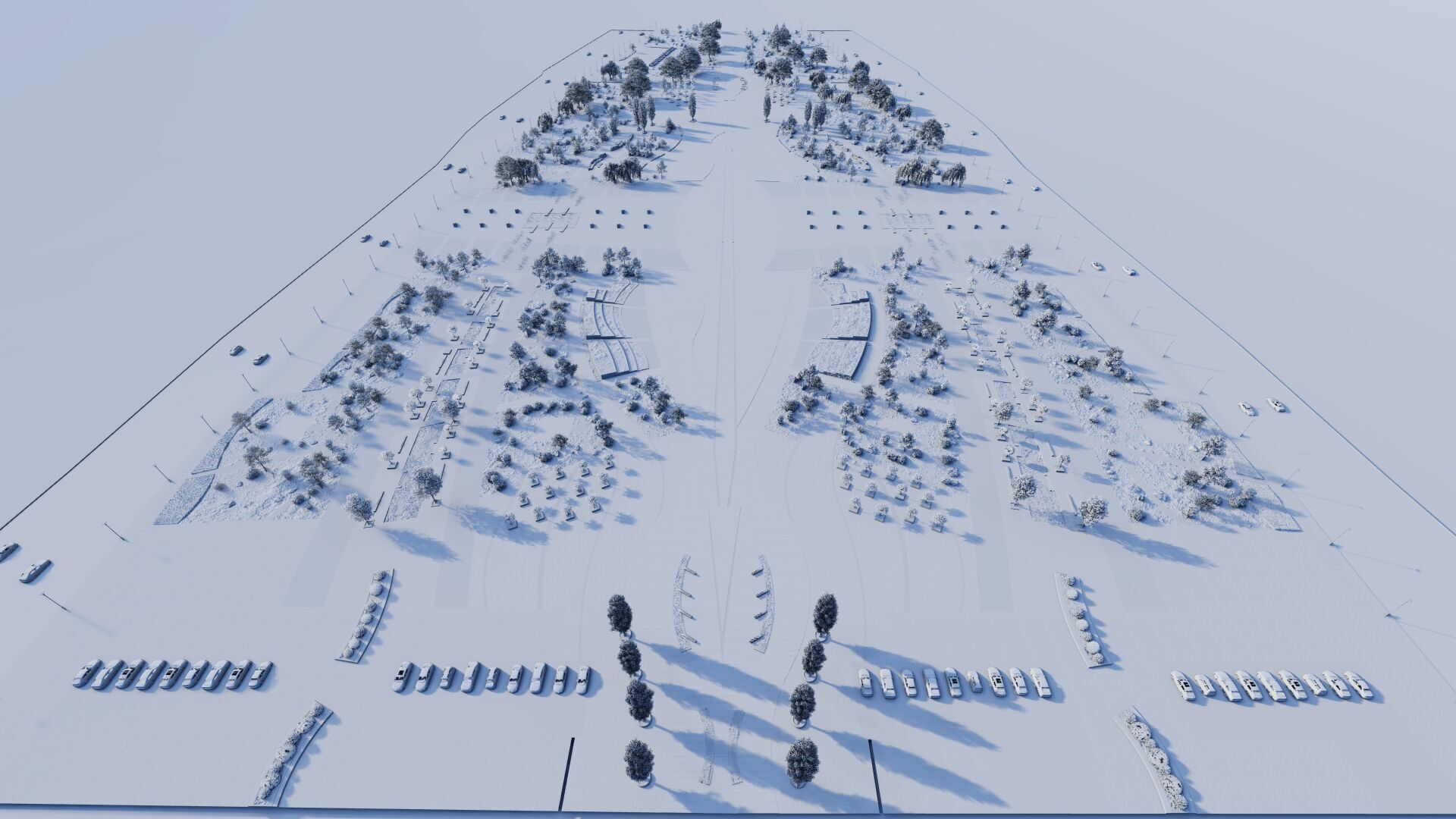 park-public park-Private Park Landscape Urban 3D model_16