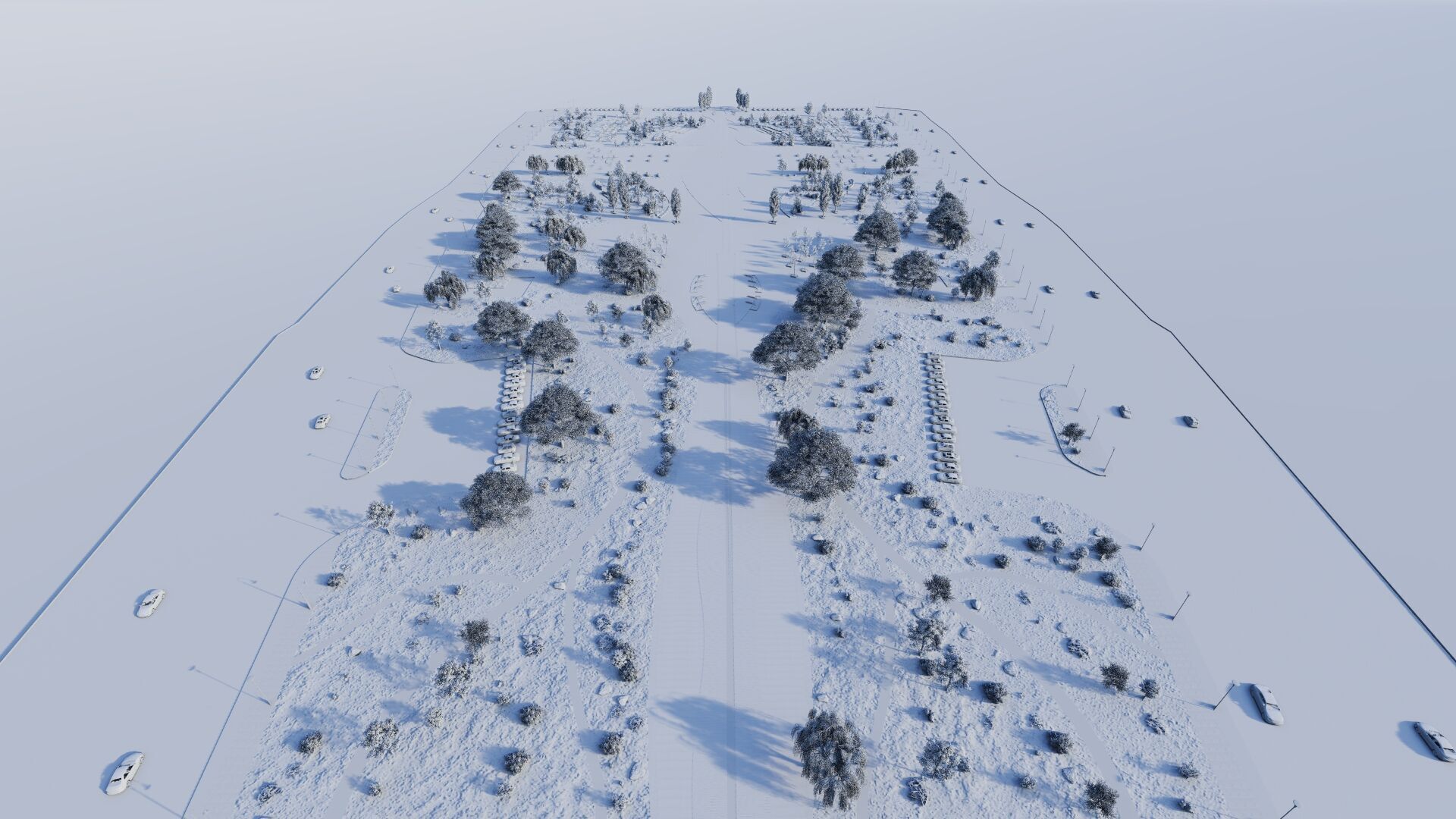 park-public park-Private Park Landscape Urban 3D model_20