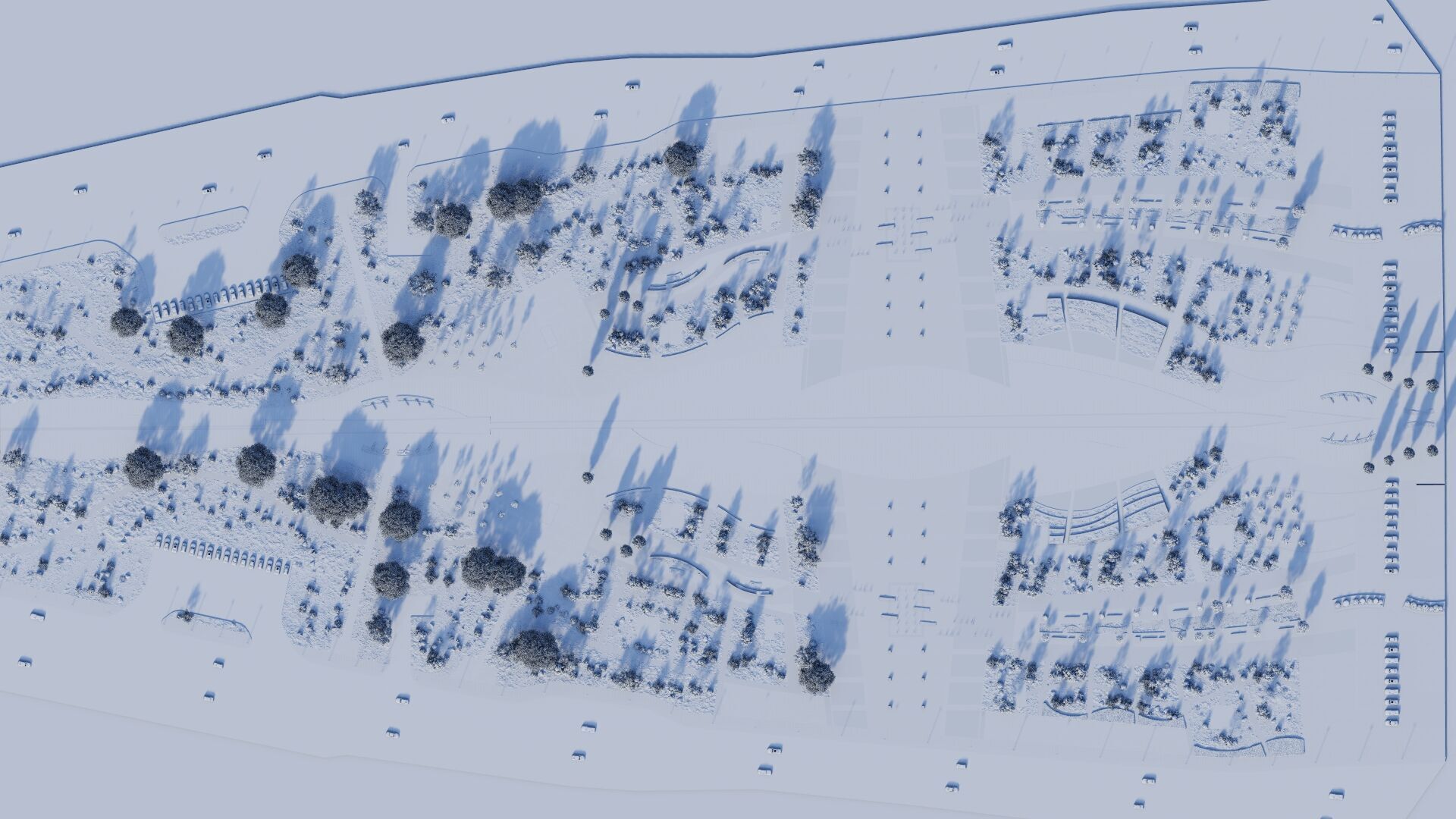 park-public park-Private Park Landscape Urban 3D model_17