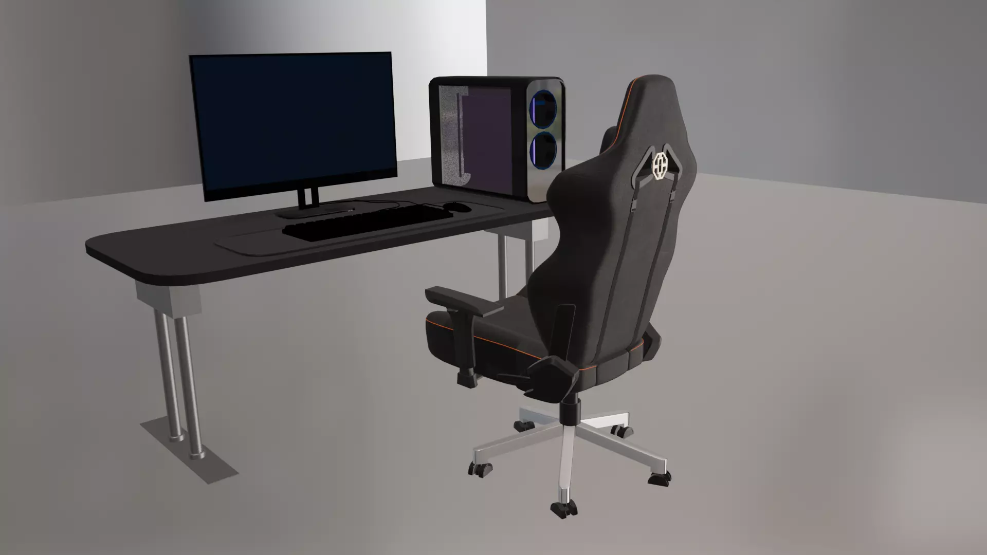 COMPUTER Free low-poly 3D model