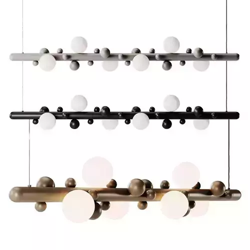 Lunar 900 Pendant Lamp by Babich studio 3D model