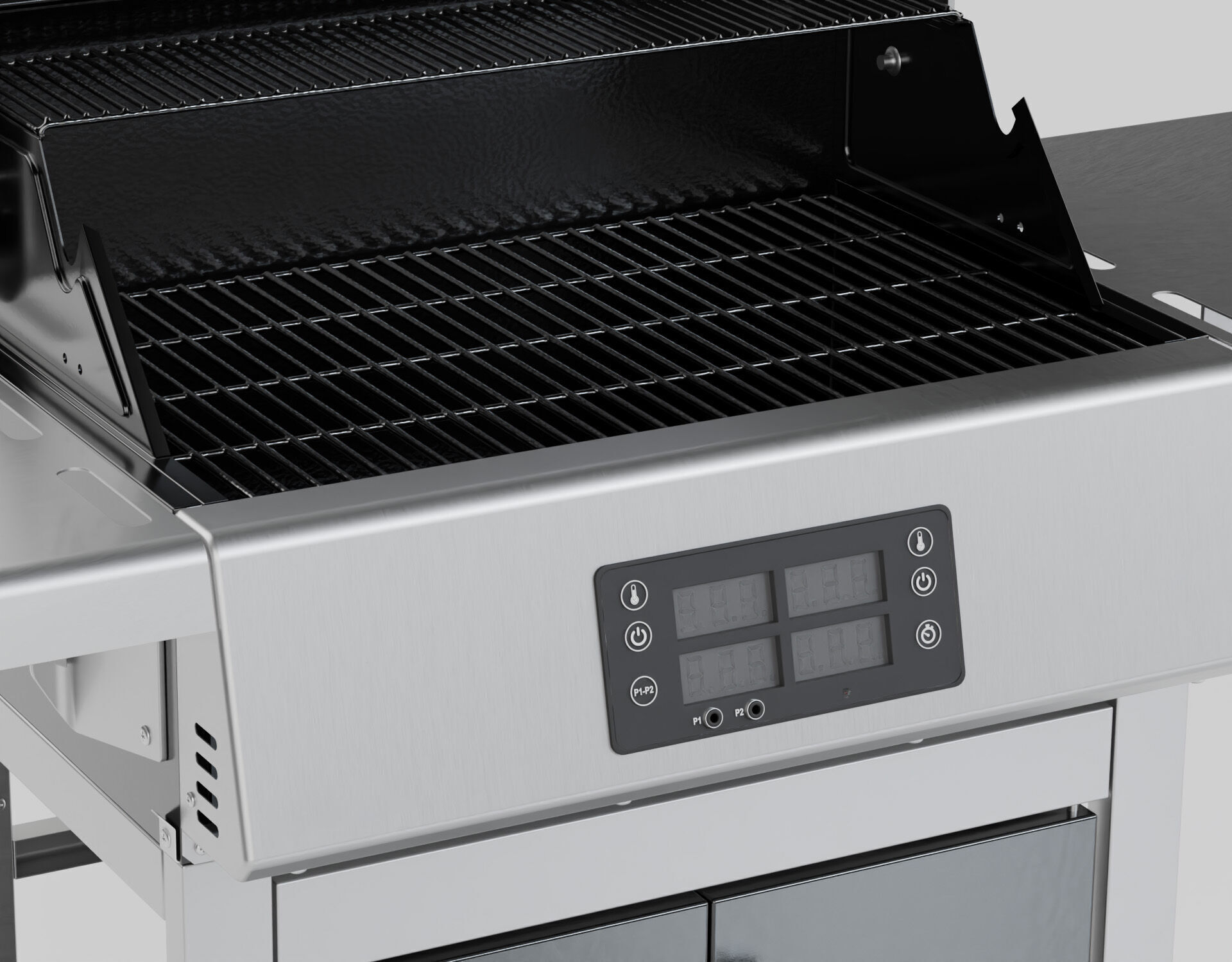 Electric Barbecue Grill 3D model_6