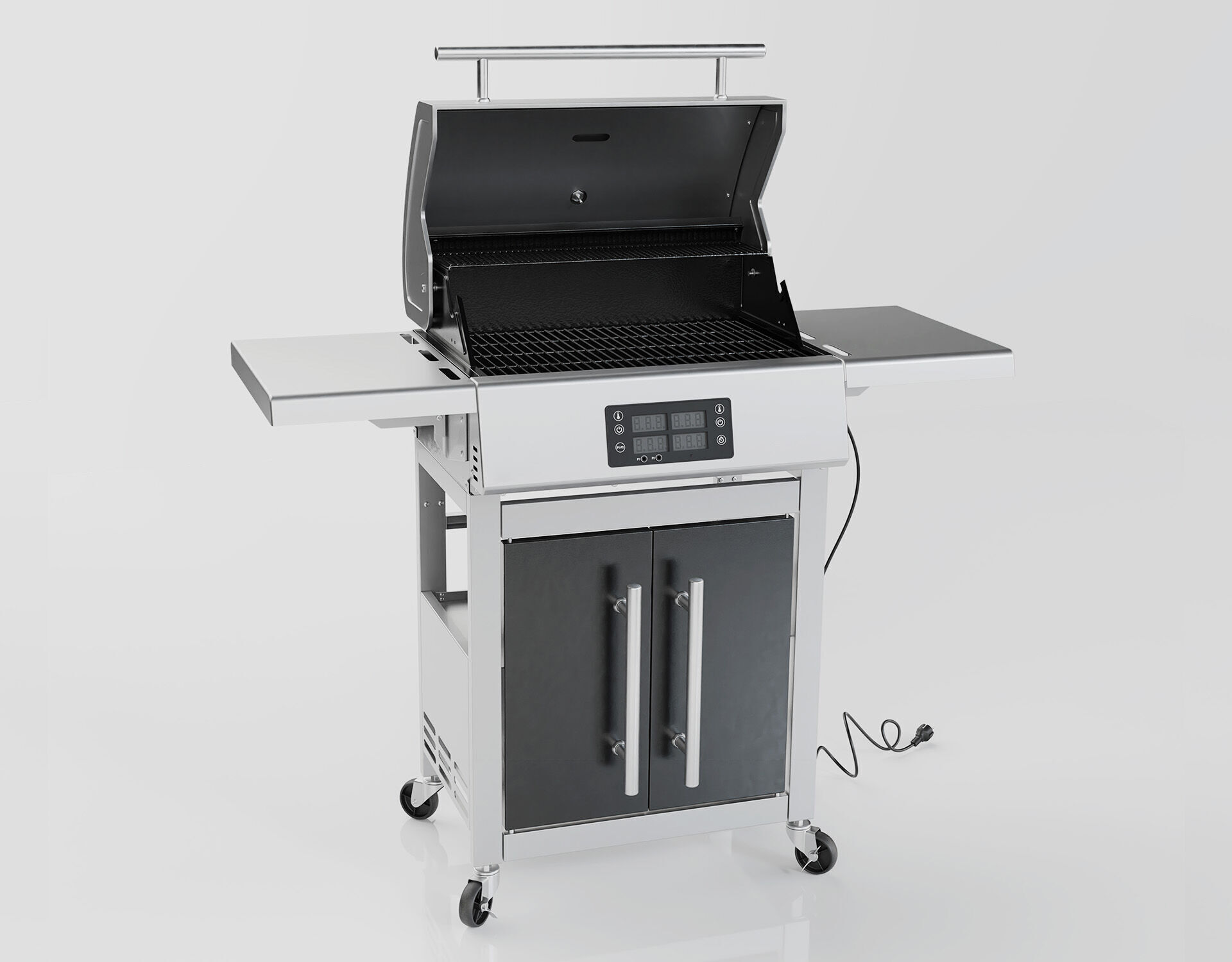 Electric Barbecue Grill 3D model_1