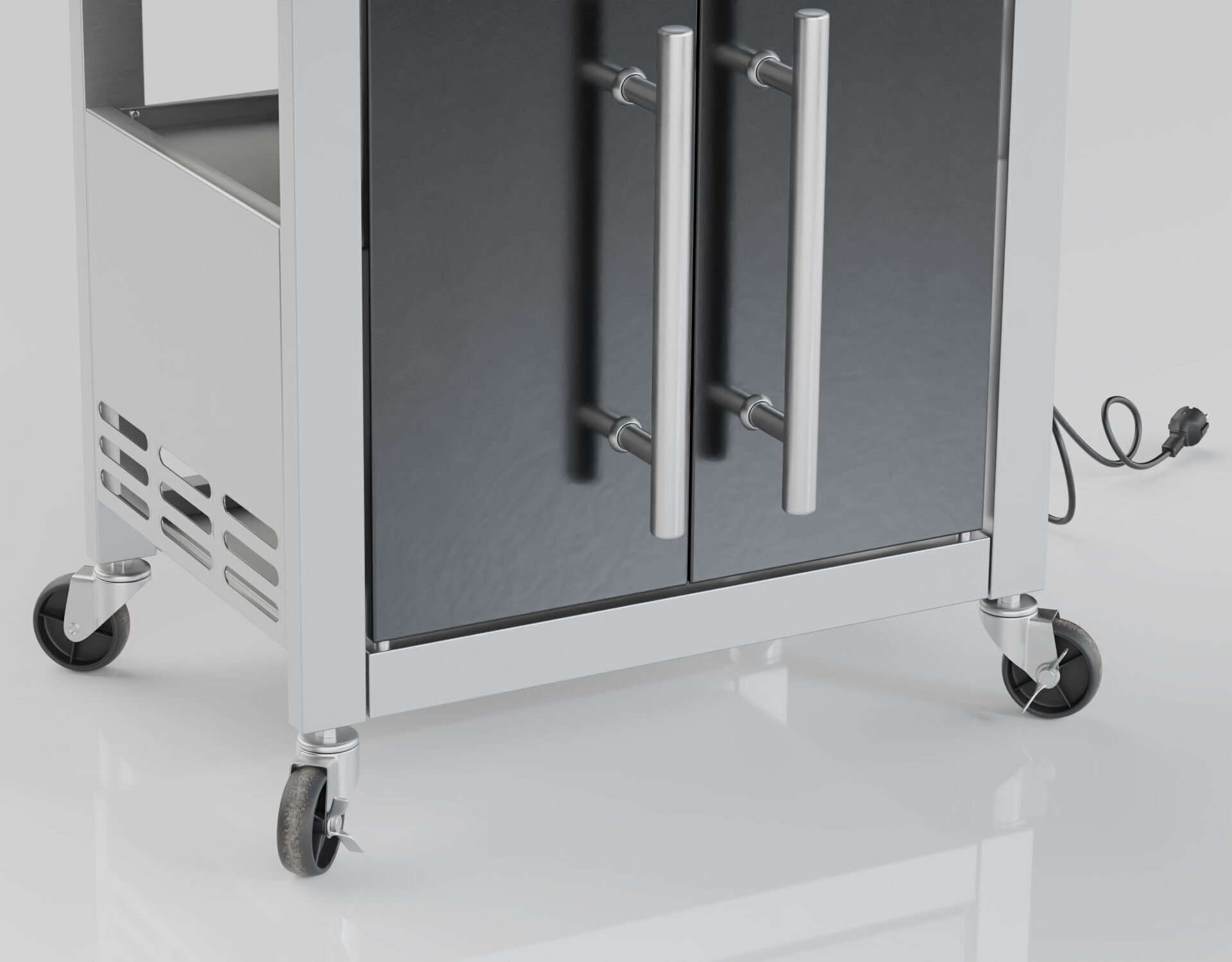 Electric Barbecue Grill 3D model_5