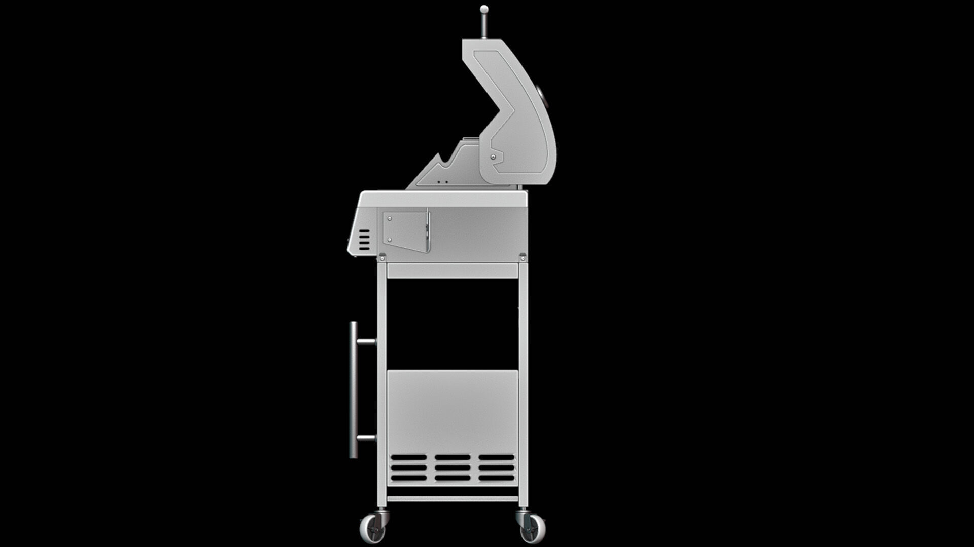 Electric Barbecue Grill 3D model_9